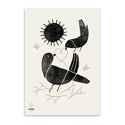 Nordic Bird Print