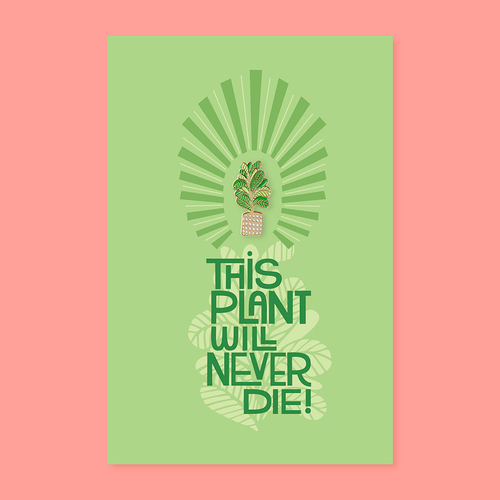 Plant pin + post