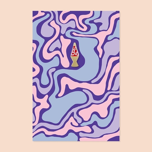 LAVA LAMP PIN + POST