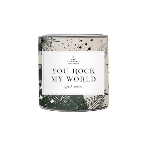 You Rock My World Candle Tin 310g - Jasmine Vanilla