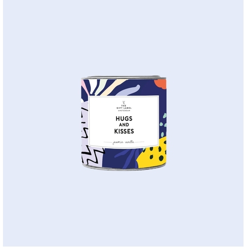 Hugs and Kisses Candle Tin Small - Fresh Cotton