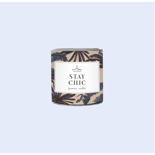 Stay Chic Candle Tin Small - Jasmine Vanilla