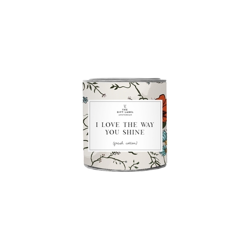 I Love the Way You Shine Candle Tin 90g - Fresh Cotton