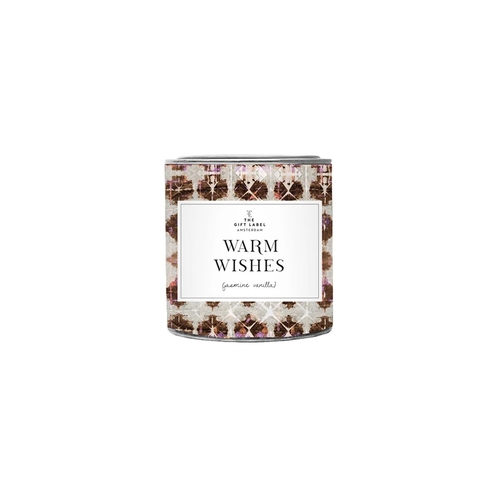 Warm Wishes Candle Tin Small - Jasmine Vanilla