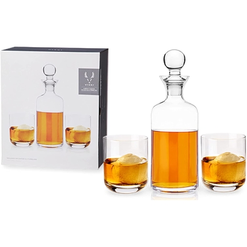 Modern Liquor Decanter & Tumblers 