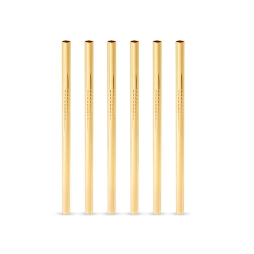 Viski Gold Lowball Straws