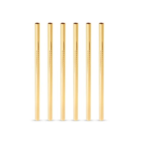 Gold Lowball Straws by Viski 