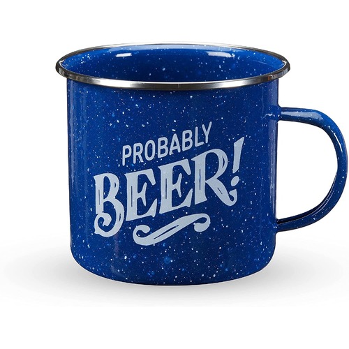 Probably Beer Enamel Mug by Foster & Rye