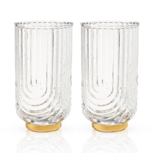 Gatsby Highball Glasses by Viski 