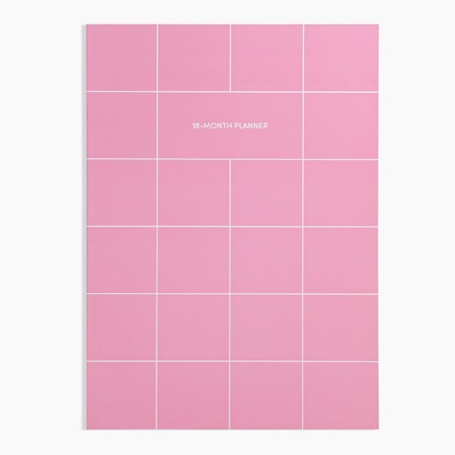 18-Month Planner in Pink