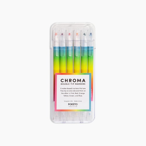 Chroma Double Tip Markers Set.