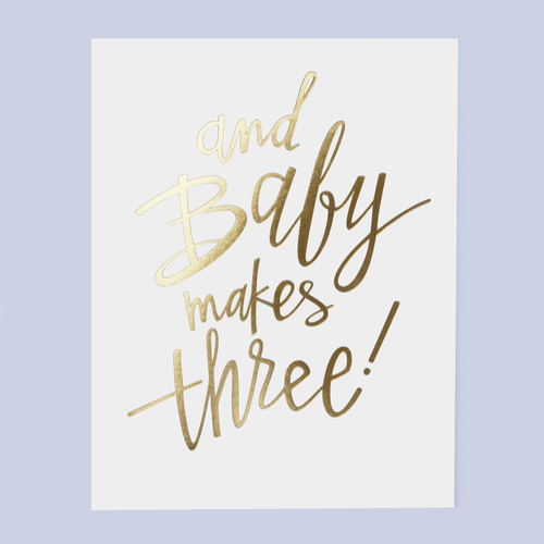 Baby makes three