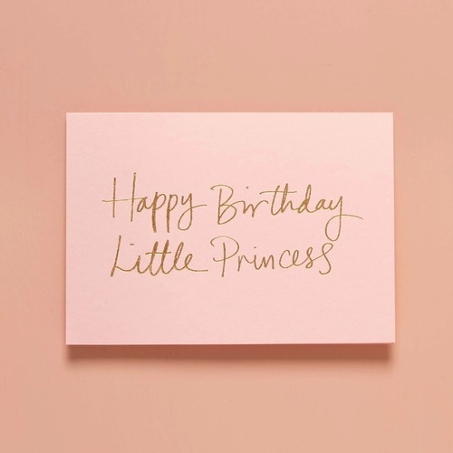 Happy Birthday Little Princess Peony Pink.