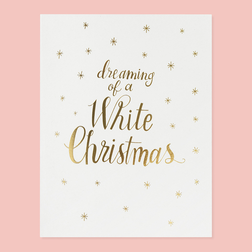 Dreaming of a white christmas