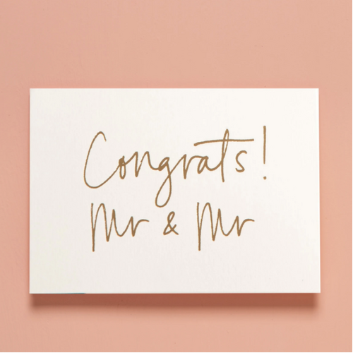 Congrats! Mr & Mr Pristine White