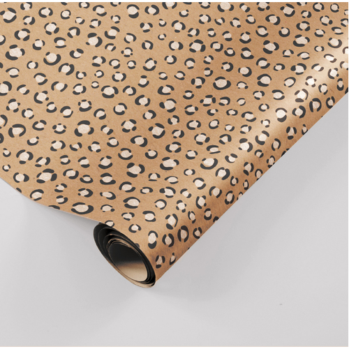 Leopard gift wrap roll