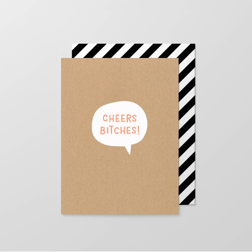 Cheers bitches! small card