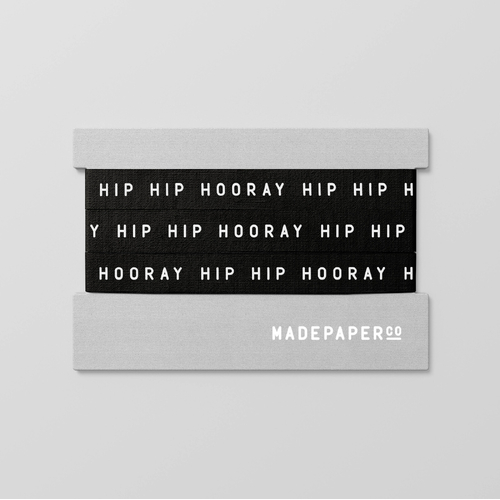 Hip Hip Hooray Ribbon 3m