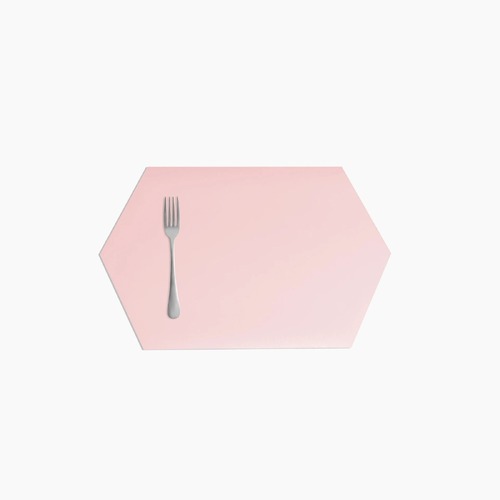 Hexagon Placemat in Blush