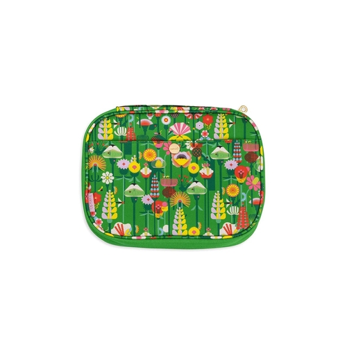 Mobile Tech Pouch, Geometric Flowers