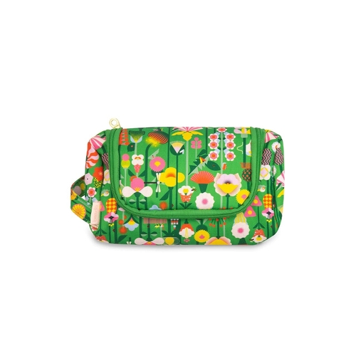 On the Go Pouch, Geometric Flowers