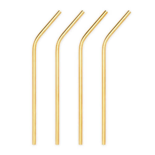 Gold Cocktail Straws by Viski