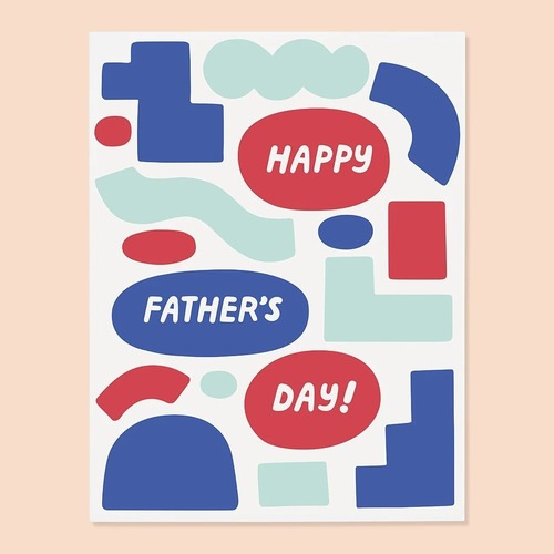 Happy Father's Day Shapes
