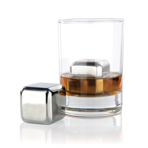 Viski Glacier Rocks Large Stainless Steel Cubes
