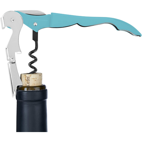 Soft-Touch Double-Hinged Corkscrew - Blue