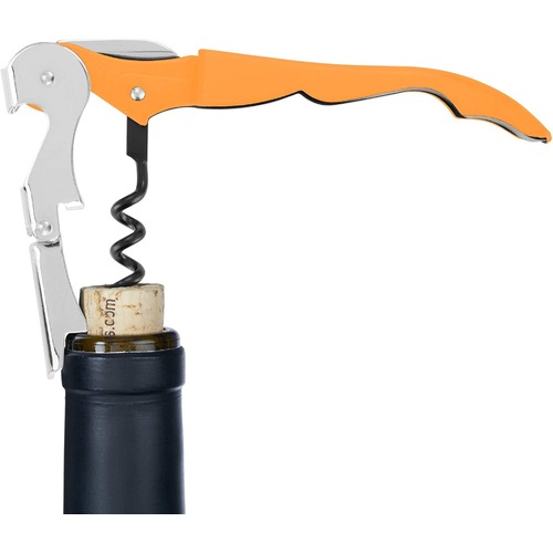 Soft-Touch Double-Hinged Corkscrew - Orange