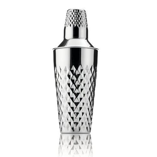 Stainless Steel Faceted Cocktail Shaker by Viski