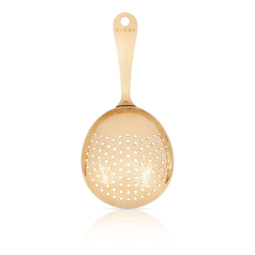 Viski Gold Julep Strainer.