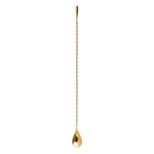 40cm Gold Weighted Barspoon by Viski