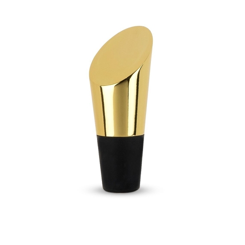 Gold Heavyweight Bottle Stopper by Viski