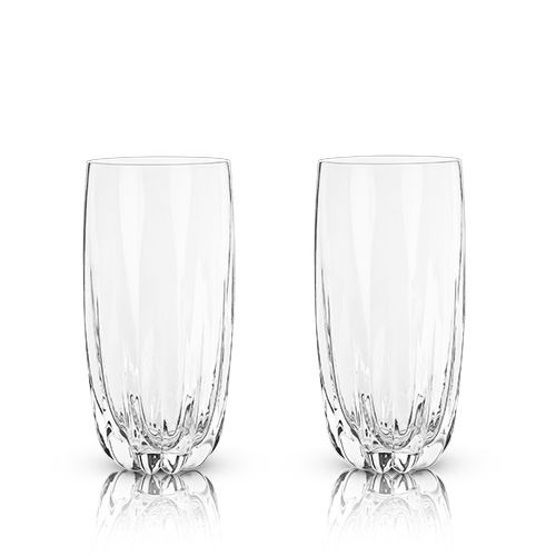 Cactus Crystal Highball Glasses by Viski (NEW)