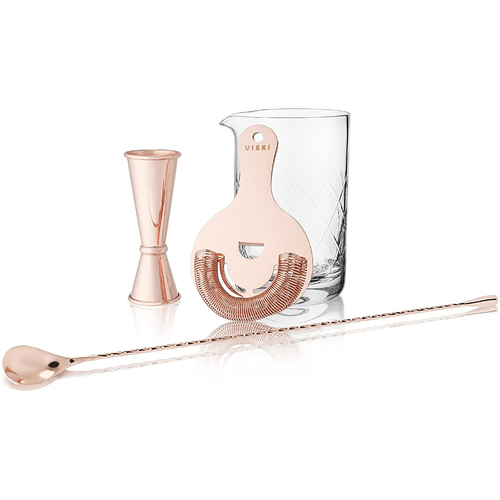4-Piece Copper Mixologist Barware Set by Viski