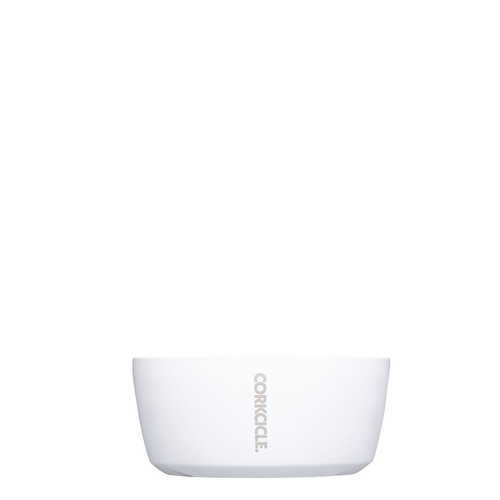 Corkcicle Dog Bowl - 473ml 16oz Gloss White