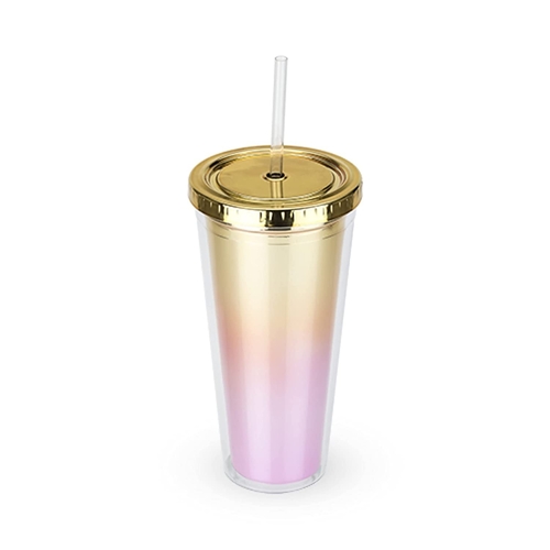 Metallic Ombre Tumbler Bougainvillea by Blush