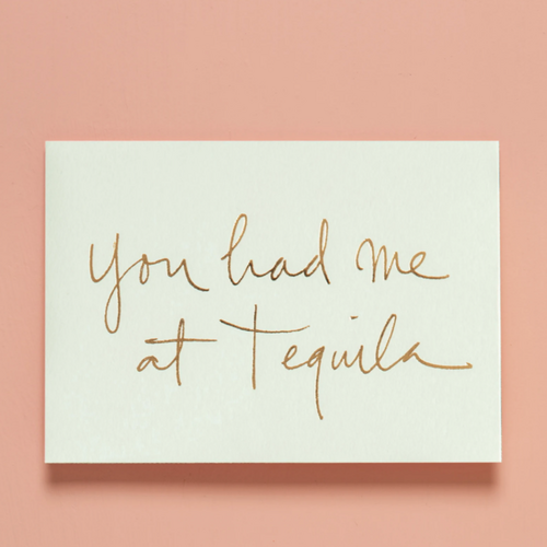 You Had Me At Tequila Soft Grey.