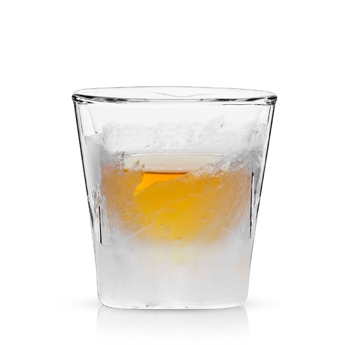 Viski Glacier Double-Walled Chilling Whiskey Glass