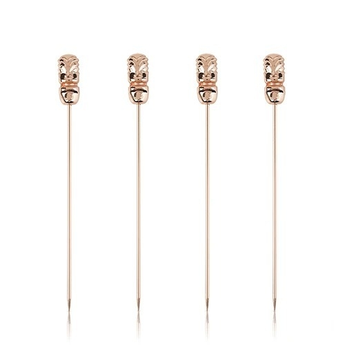 Set of 4 Tiki Cocktail Picks by Viski