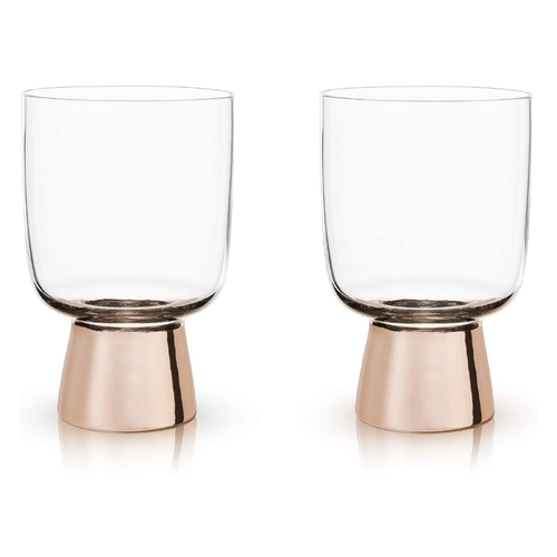 Copper Footed Tumblers by Viski