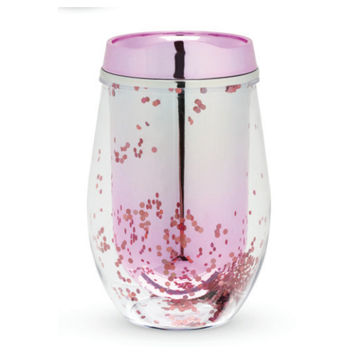 Mermaid Glitter Tumbler - Pink