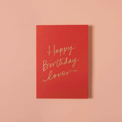 Happy Birthday Lover Scarlet Red.