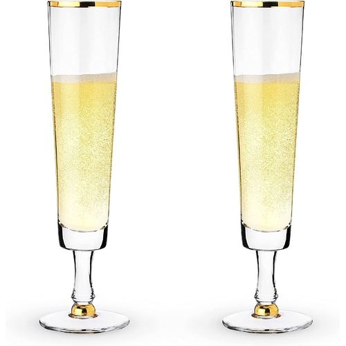 Wedding Champagne Flute Set by Twine