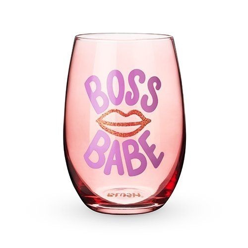 Boss Babe Stemless Wine Glass