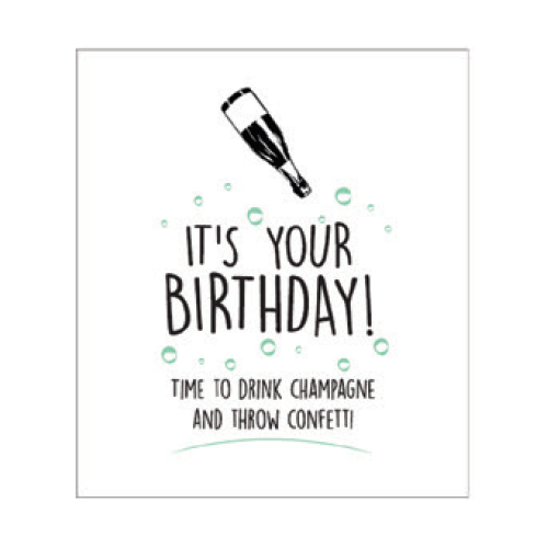 Its Your Birthday Confetti Card 