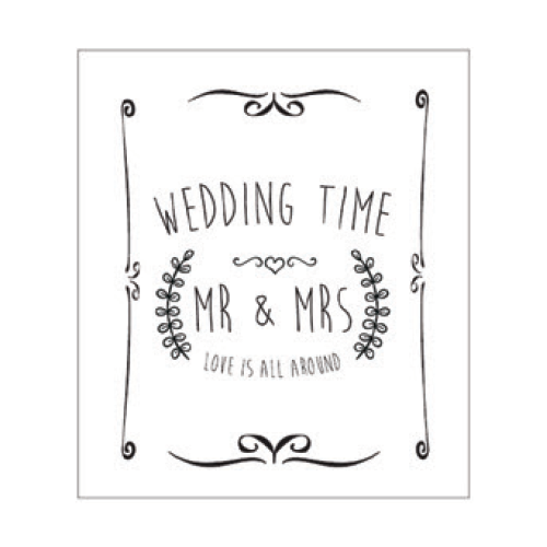 Wedding Time Confetti Card