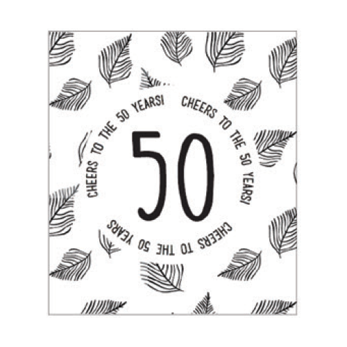 50 Confetti Card 