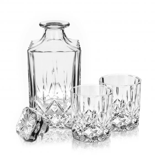 Admiral 3-Piece Decanter & Tumbler Set by Viski